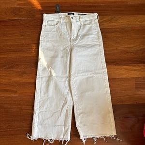 NWT Banana Republic High-Rise Wide Leg Cropped Jeans, size 31